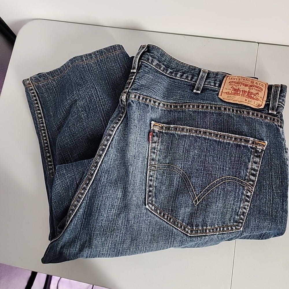 Levis 550 Jeans 44x29 Mens Relaxed Loose Baggy Denim Jeans Pants